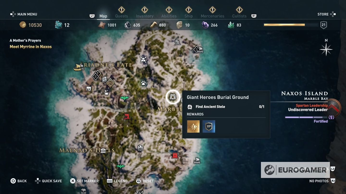 Assassin S Creed Odyssey Tomb Locations Ancient Steles Tomb Of